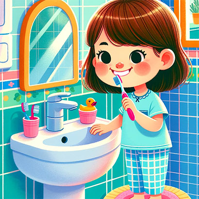 hygiene habits brushing teeth